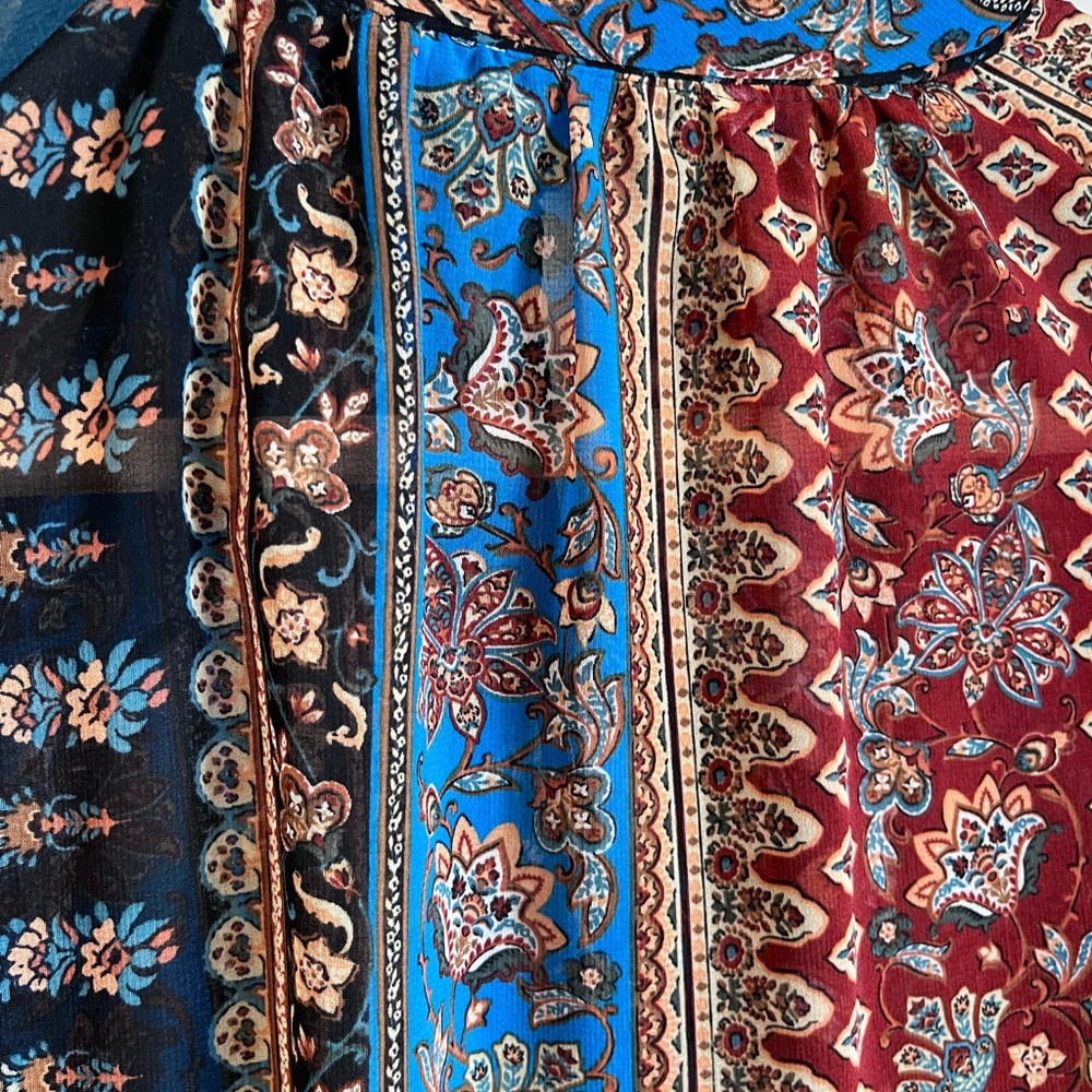 Zara Patchwork Blouse - image 7